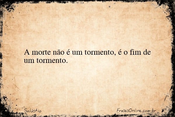 Frase de Salústio