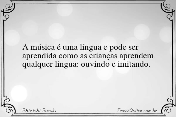 Frase de Shinishi Suzuki