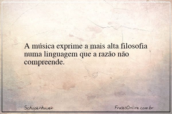 Frase de Schopenhauer