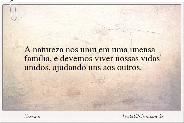 Frase de Sêneca