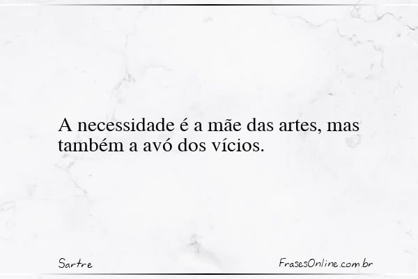Frase de Sartre