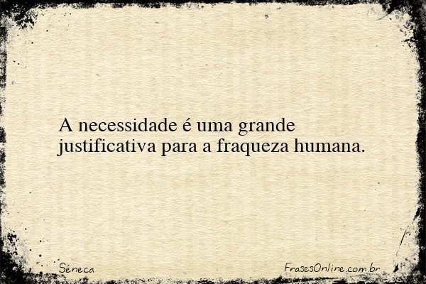 Frase de Sêneca