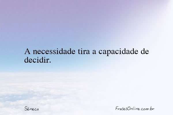 Frase de Sêneca