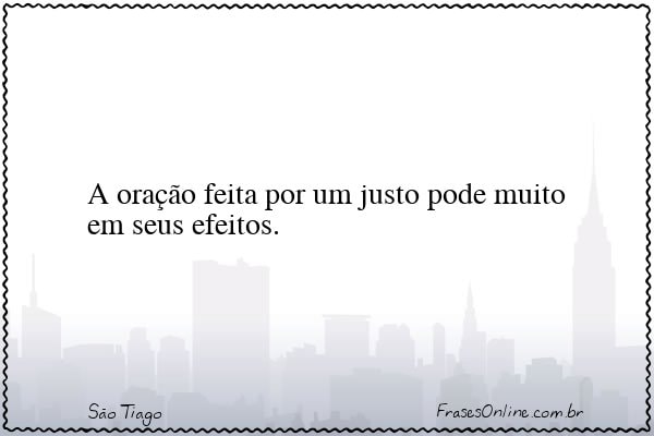 Frase de São Tiago