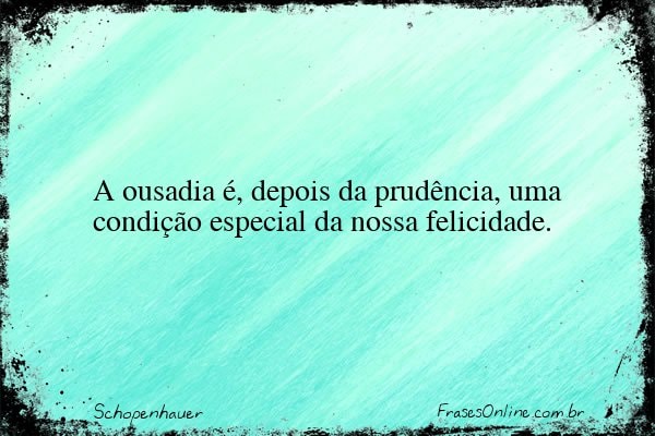 Frase de Schopenhauer