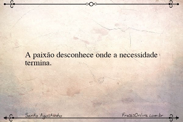Frase de Santo Agostinho
