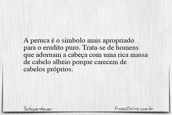 Frase de Schopenhauer