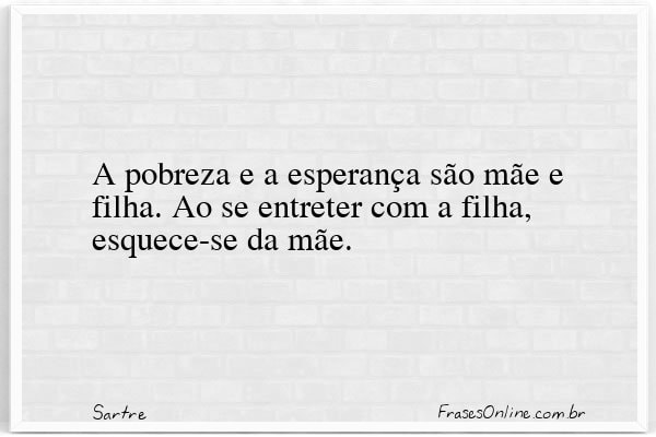 Frase de Sartre