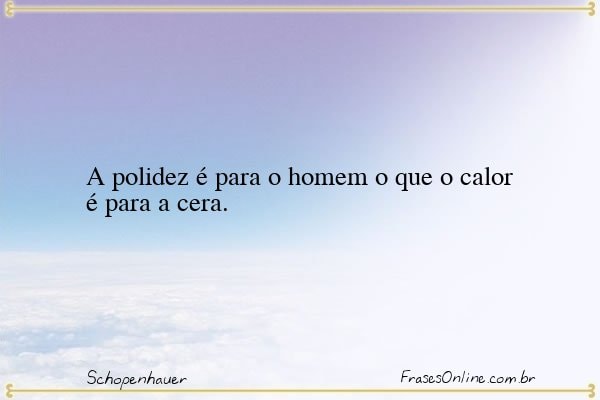 Frase de Schopenhauer