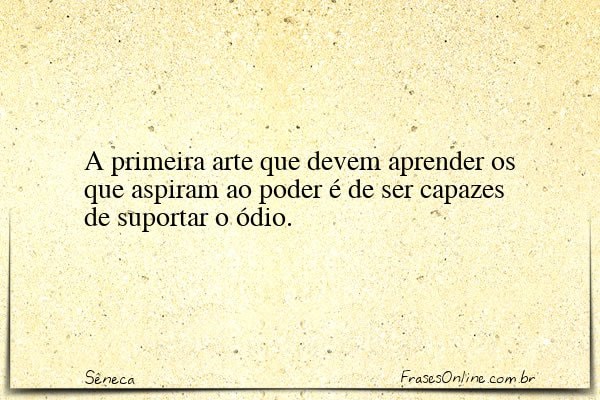 Frase de Sêneca