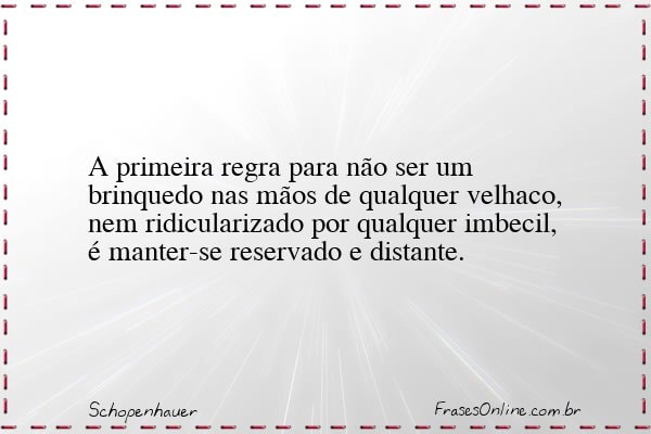 Frase de Schopenhauer
