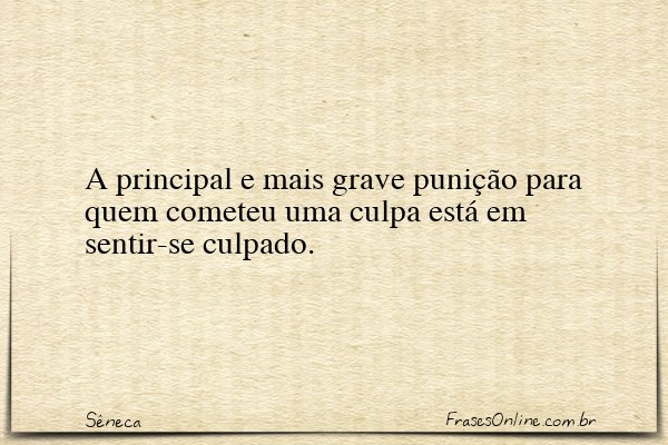 Frase de Sêneca