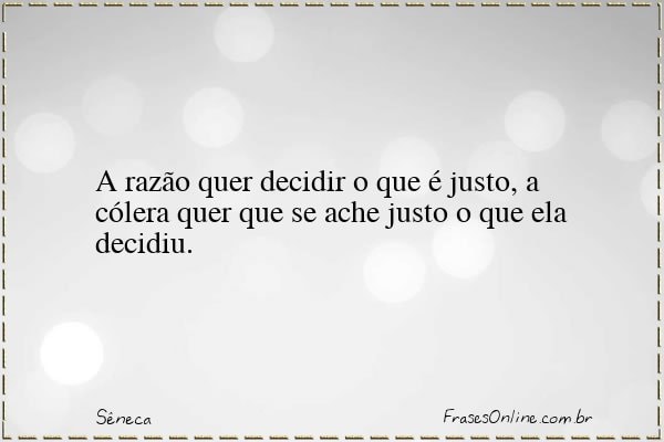 Frase de Sêneca