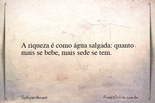 Frase de Schopenhauer