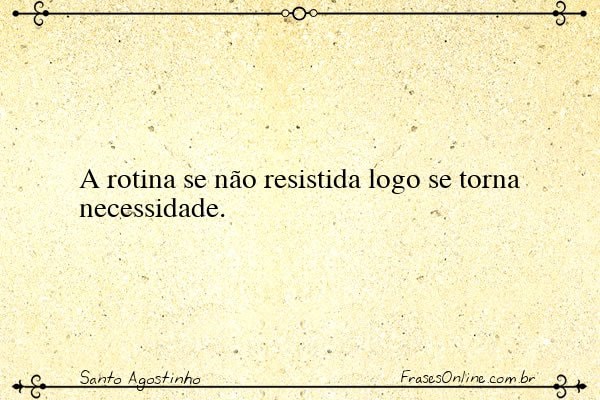 Frase de Santo Agostinho