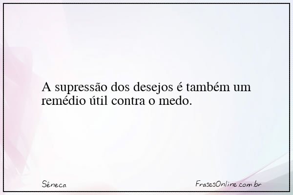 Frase de Sêneca