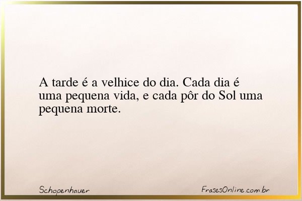 Frase de Schopenhauer