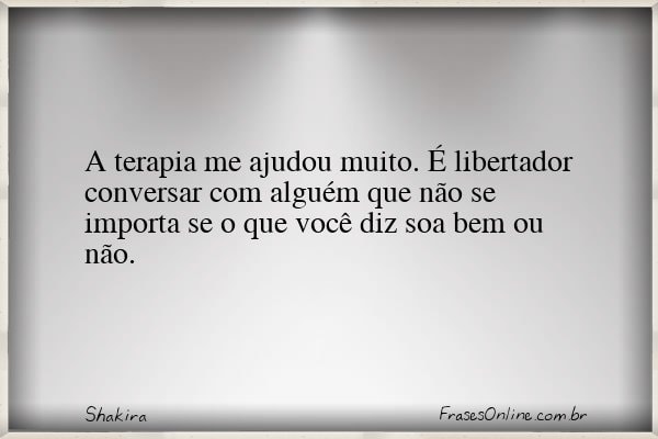 Frase de Shakira