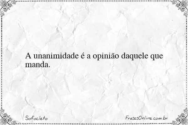 Frase de Sofocleto