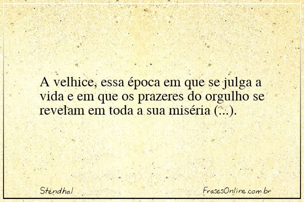 Frase de Stendhal