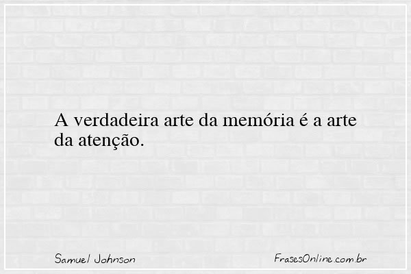 Frase de Samuel Johnson