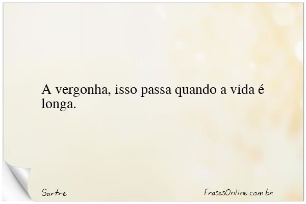 Frase de Sartre