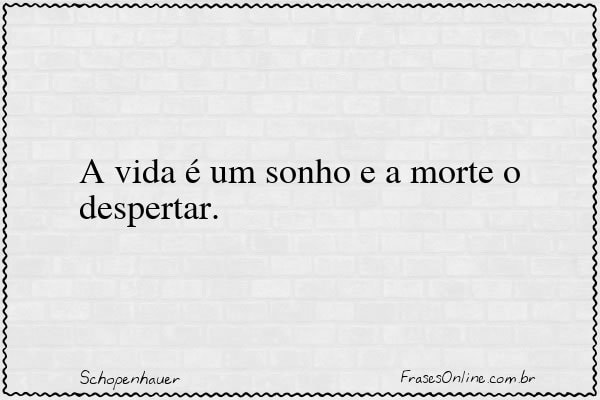 Frase de Schopenhauer