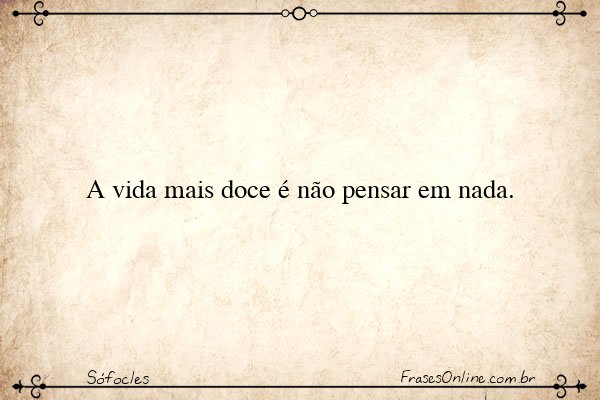 Frase de Sófocles