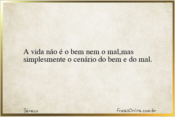 Frase de Sêneca