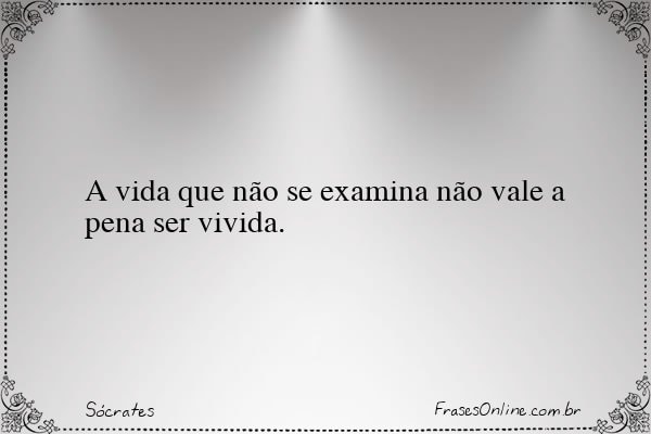 Frase de Sócrates