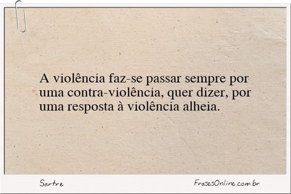 Frase de Sartre