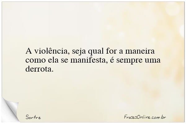 Frase de Sartre