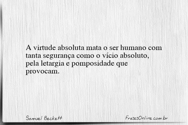 Frase de Samuel Beckett