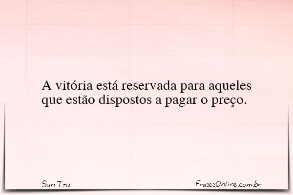 Frase de Sun Tzu