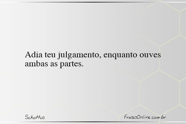 Frase de Schottus