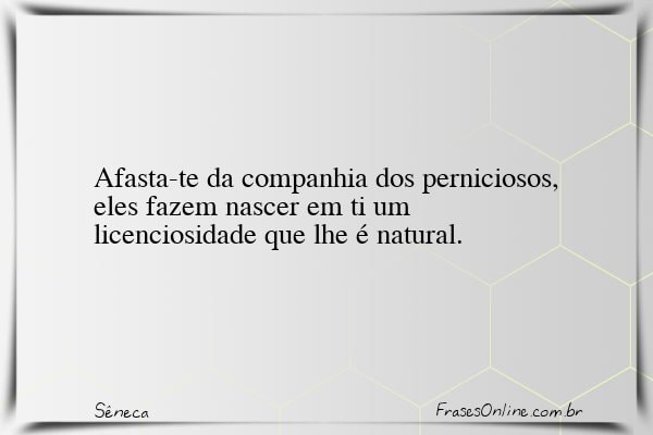 Frase de Sêneca