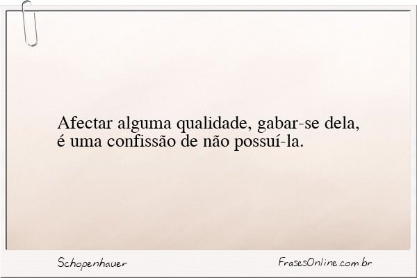 Frase de Schopenhauer