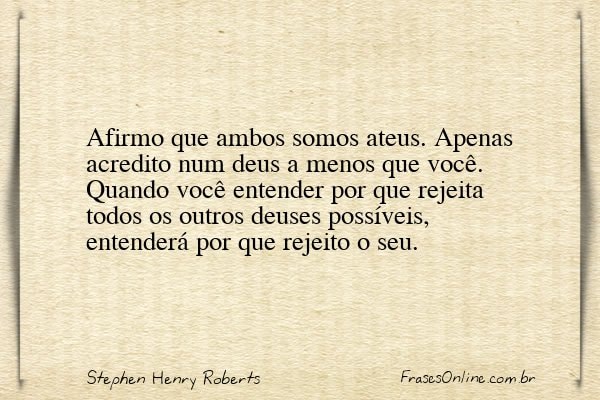 Frase de Stephen Henry Roberts