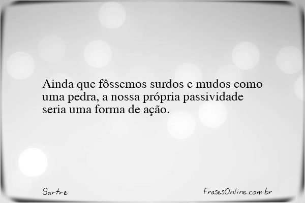 Frase de Sartre