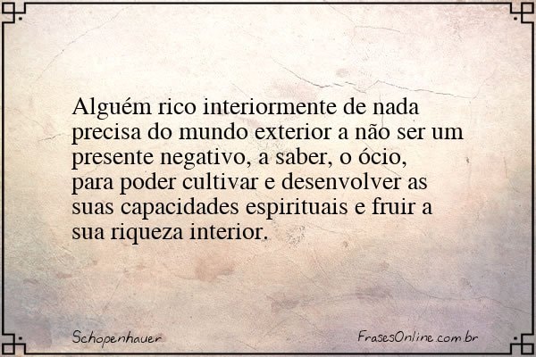 Frase de Schopenhauer
