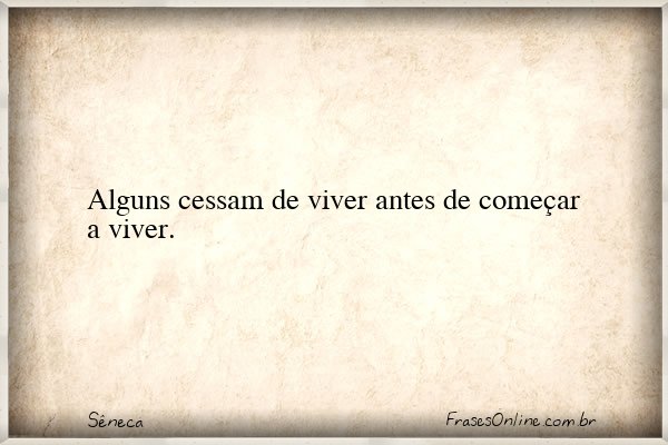 Frase de Sêneca