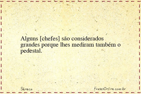 Frase de Sêneca