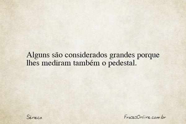 Frase de Sêneca