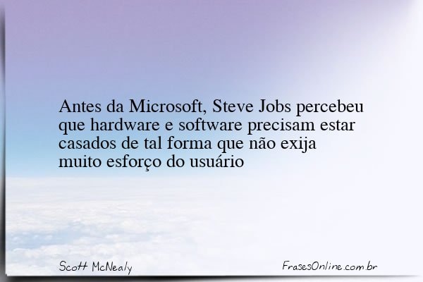 Frase de Scott McNealy