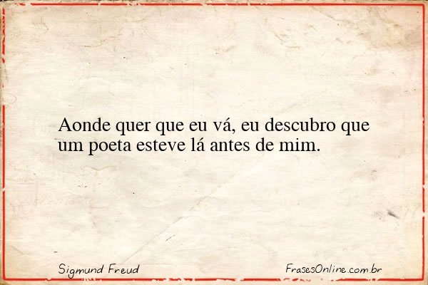 Frase de Sigmund Freud