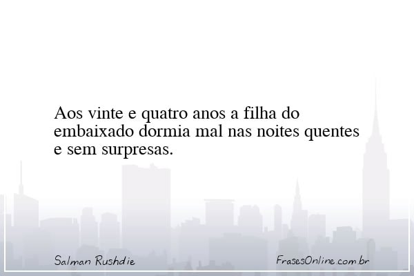Frase de Salman Rushdie