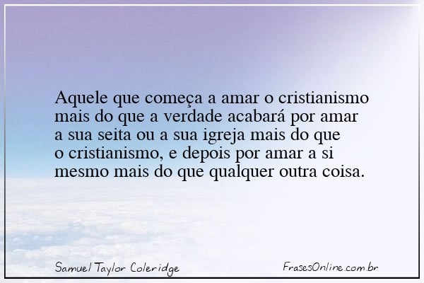 Frase de Samuel Taylor Coleridge