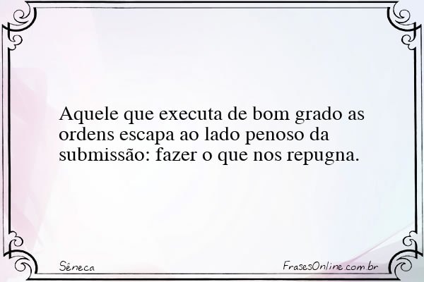 Frase de Sêneca