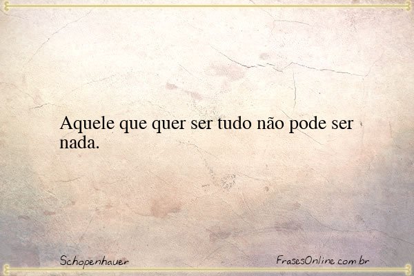 Frase de Schopenhauer