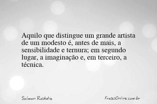 Frase de Salman Rushdie